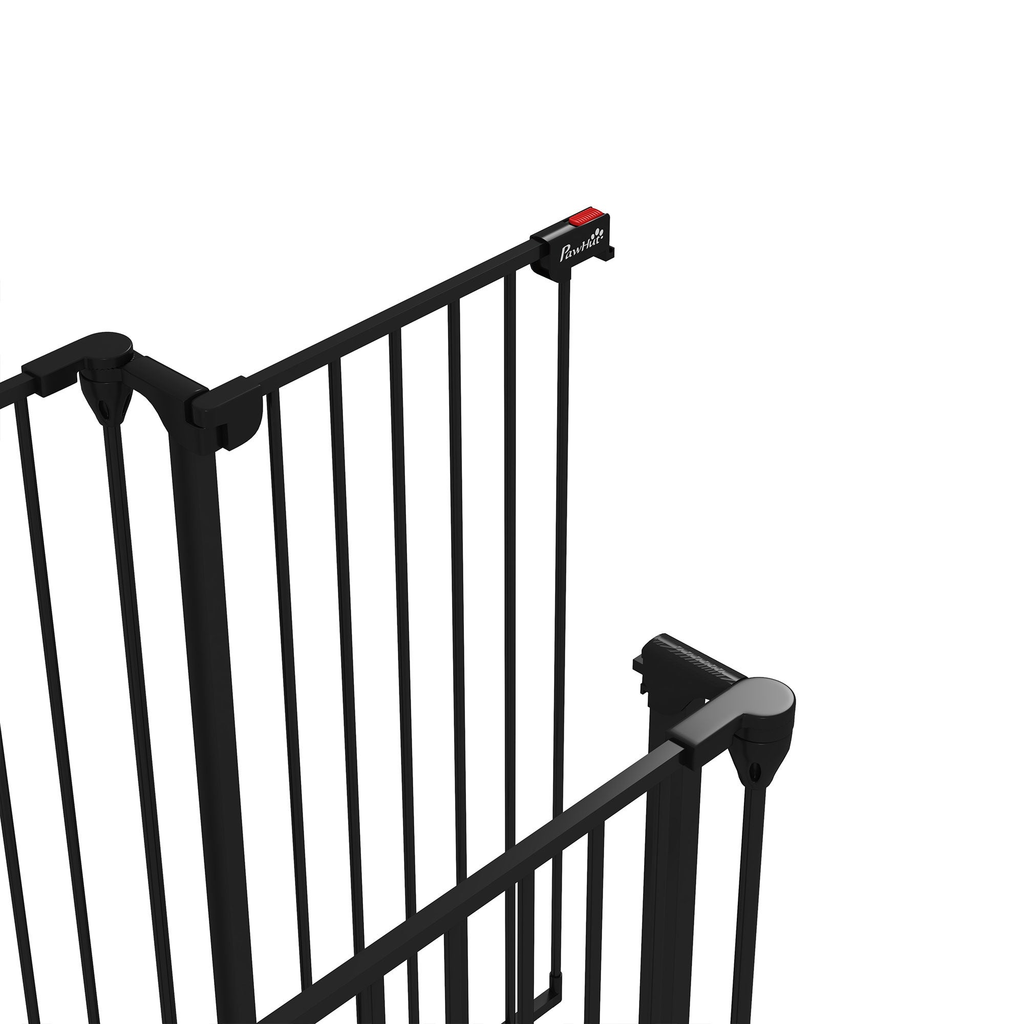 Barreira para Cães PawHut Aço e Plástico Preto 206x90 cm - 9
