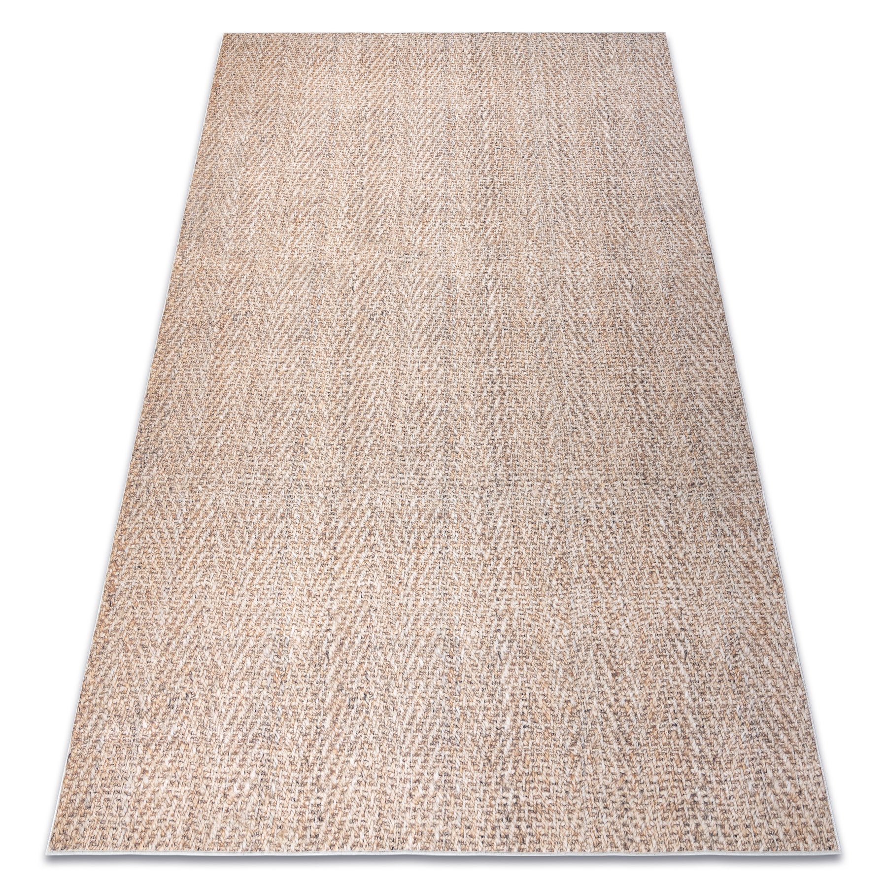 Dywan do prania ANDRE 1577 Jodełka, chevron antypoślizgowy - beż 120x170 cm