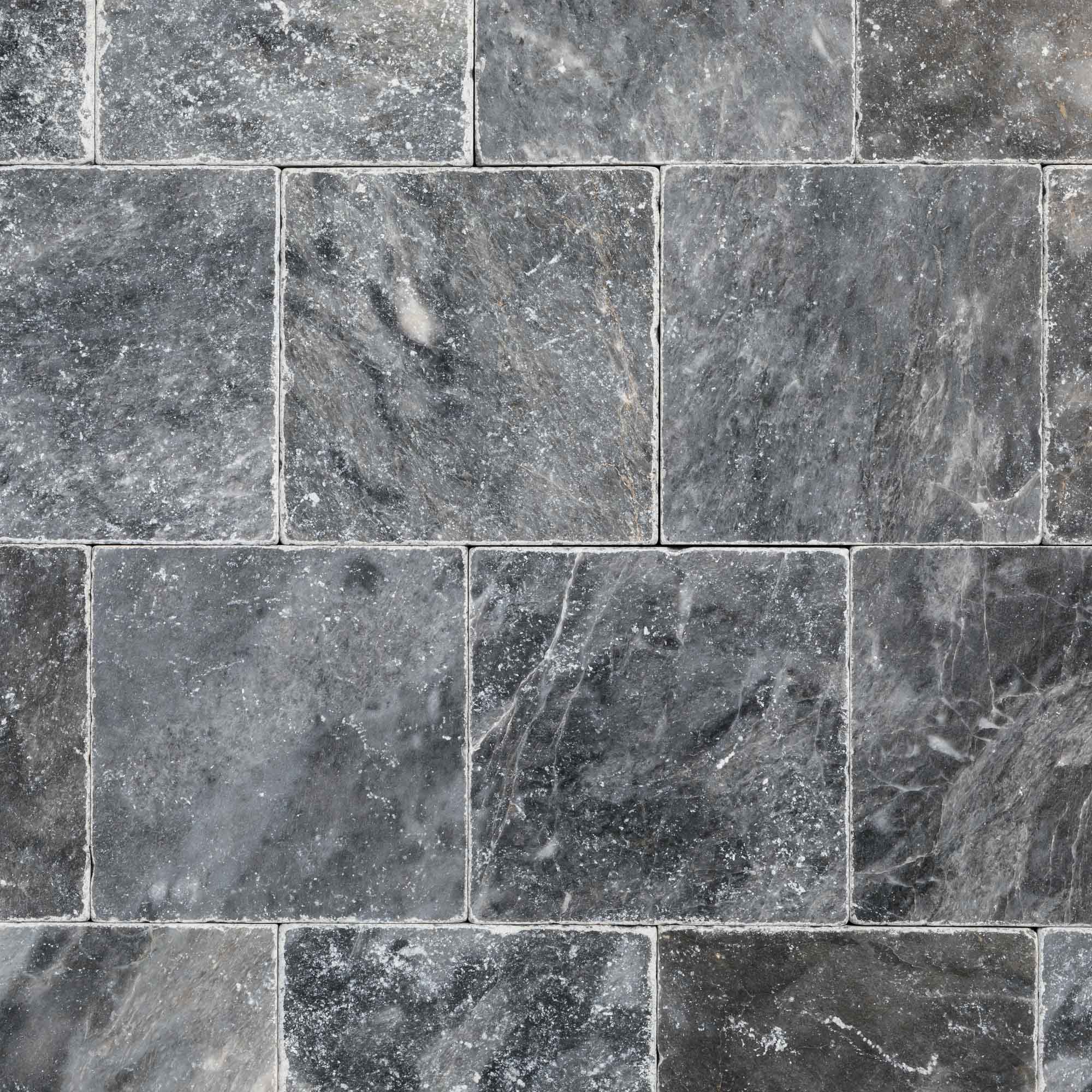 Pavé Pierre d'Adana Gris Bleu Foncé 15,25x15,25x3 cm (vendu au m² - 42 pavés/m²) - RO'MA NATURE - 2