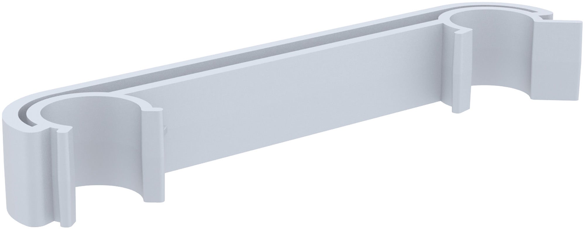 Set di 10 connettori per sedia in plastica grigia - 2