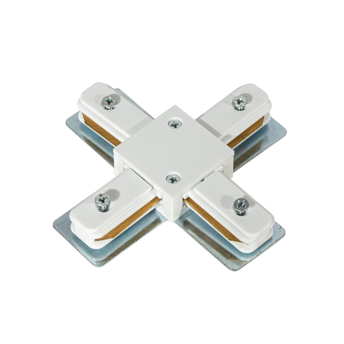 Złączka X do szyny jednofazowej biała - Iconic