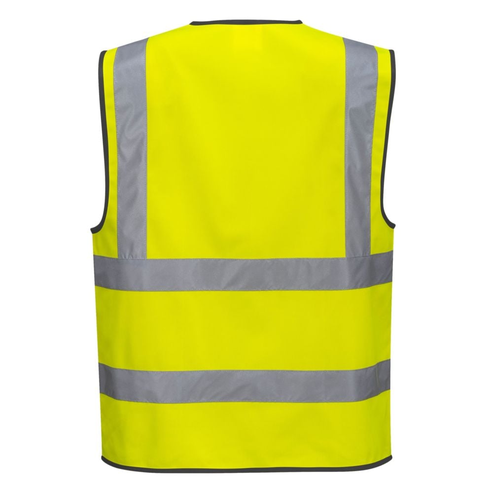 Gilet haute visibilité zippé Portwest Classe 2 Jaune M - 2