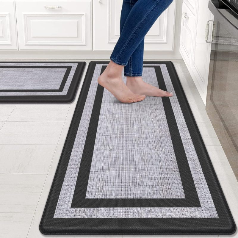 Lot De 2 Tapis De Protection Pour évier De Cuisine En Caoutchouc Antidérapant Durable, Facile à