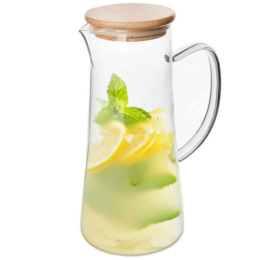 LCW HOME Pichet en Verre à Motifs avec Couvercle 700 ml - S4GH70Z8-Q57