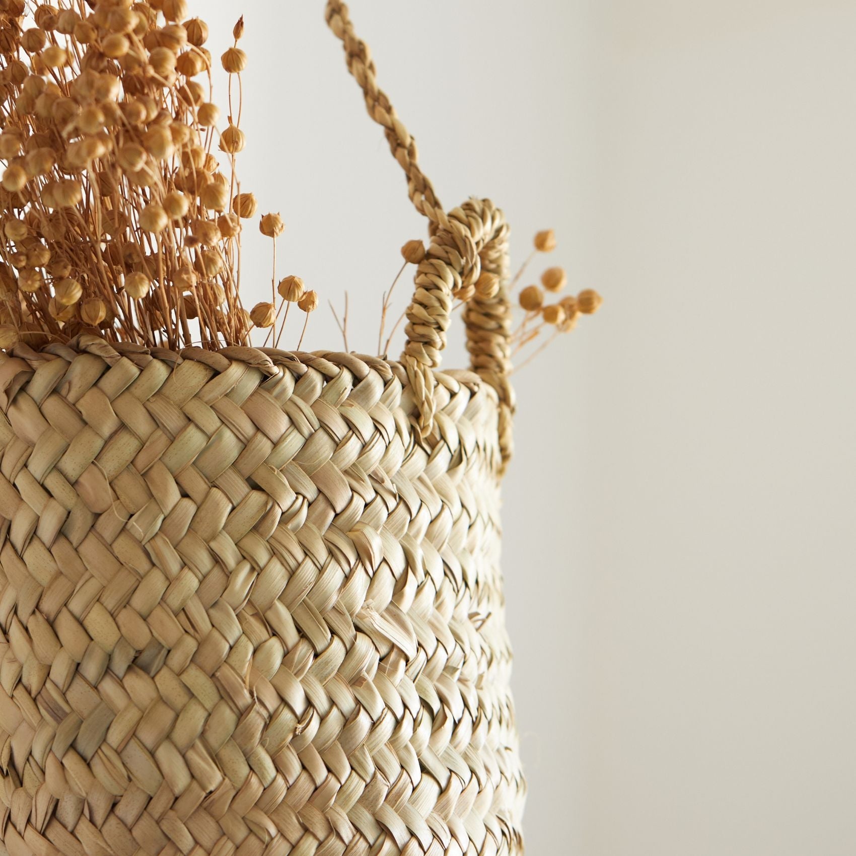 Panier à suspendre Palm - Naturel - 15x15 cm - Osier - 2