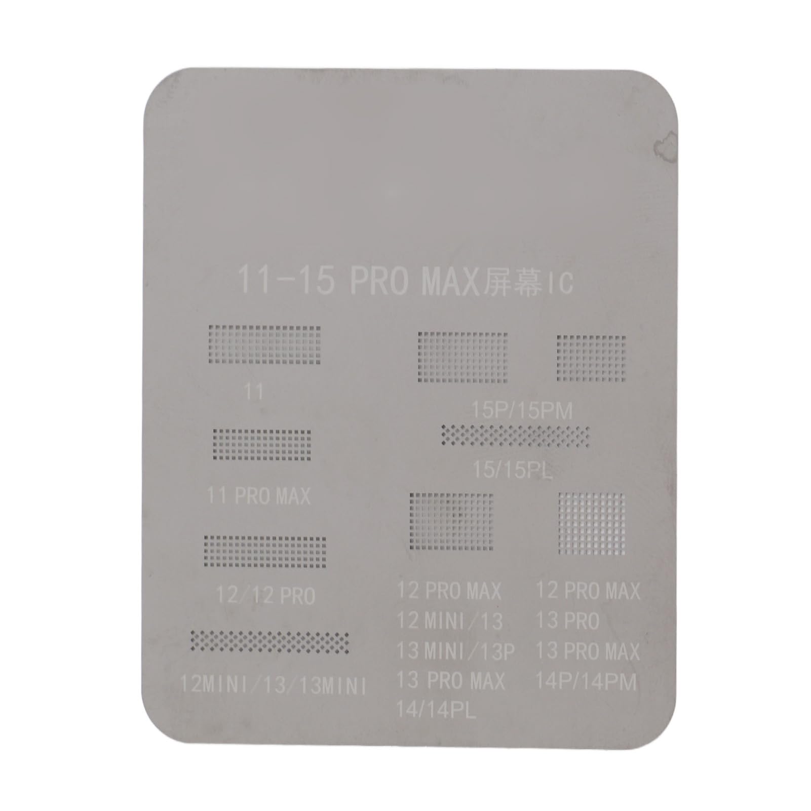 Yuecoom BGA Station de reballage diagonale universelle pochoir soudure en alliage d'aluminium Kit de reprise HT 90 90x90 Yuecoom BGA Station de reballage diagonale universelle pochoir soudure en alliage d'aluminium Kit de reprise HT 90 90x90