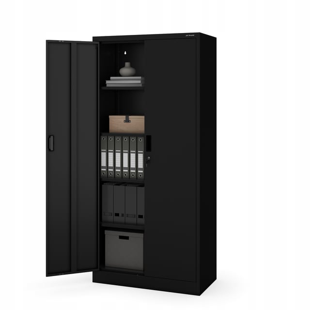 Armoire Métallique Compacte JAN Noire RAL9005 175x80x40 cm