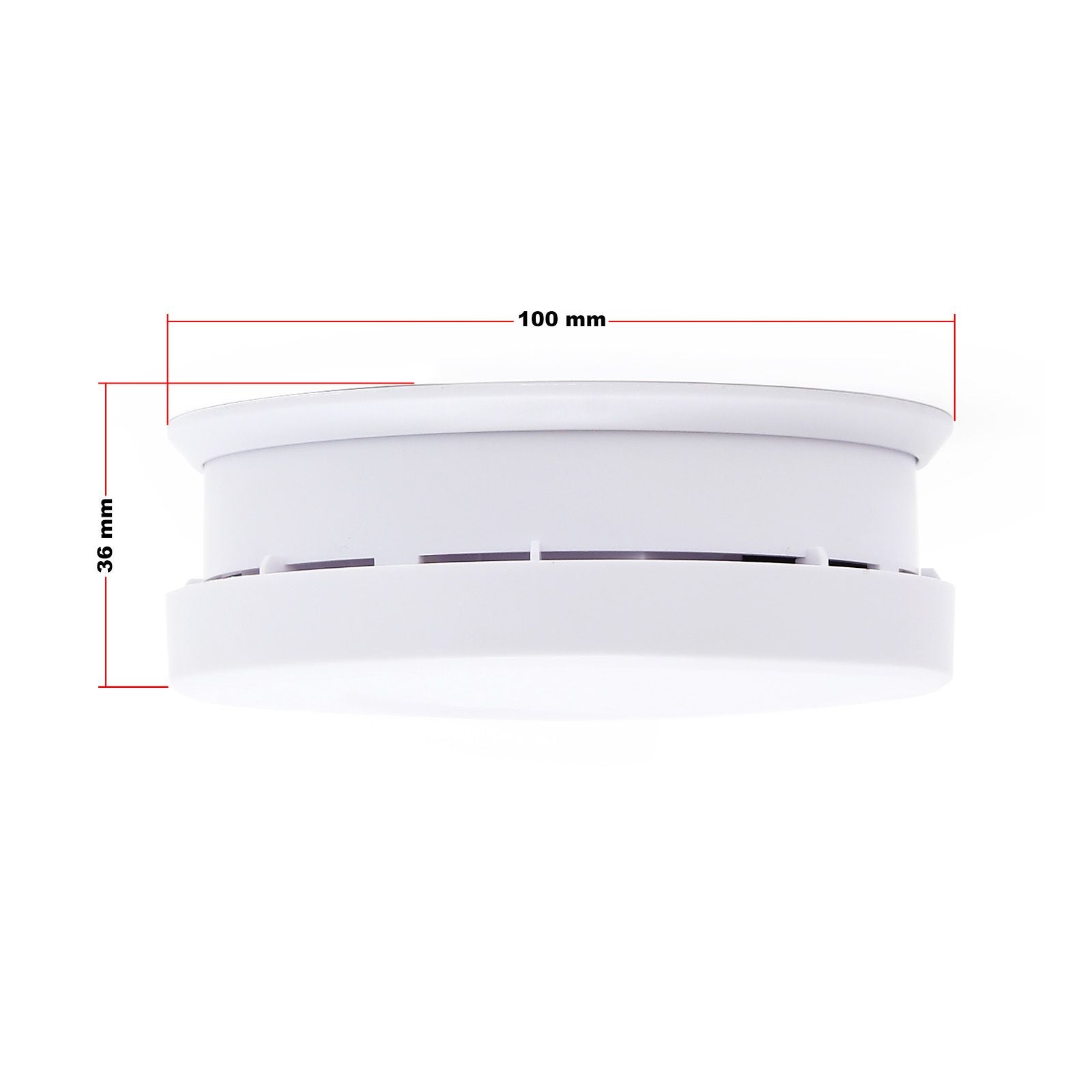 Détecteurs de fumée par lot de 4 Batterie 9V Conforme DIN EN 14604 Alarme - 2