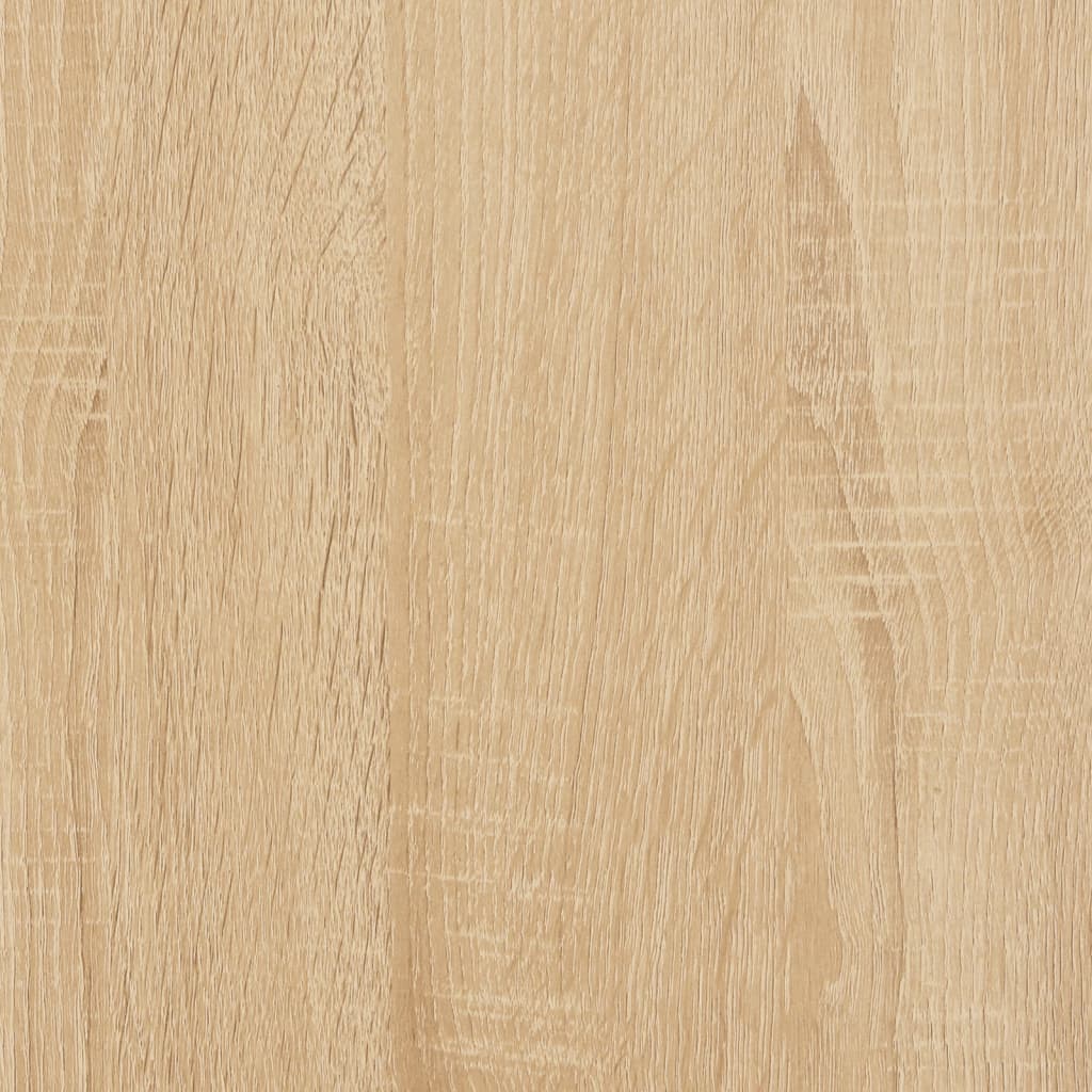 Table console chêne sonoma 75x40x75 cm bois d ingénierie - 9