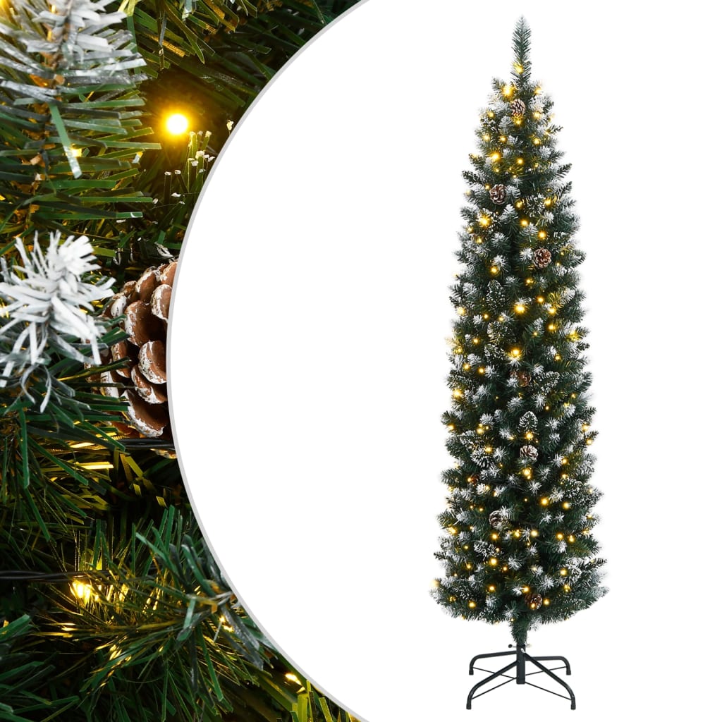 Sapin De Noël Artificiel Pointes Iridescentes Blanc 120 Cm PVC