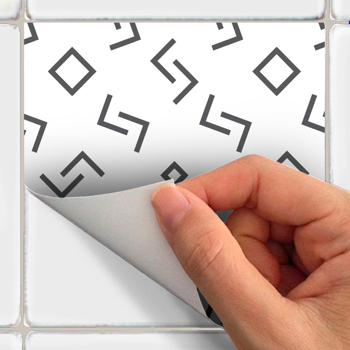 15 adesivo piastrelle scandinavo Tanyka - Sticker adesivo - adesivi murali - 15stickers15x15cm - 5