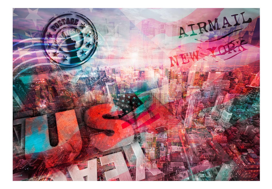 Papier peint - NYC - patriotic theme - 200x140 - 2