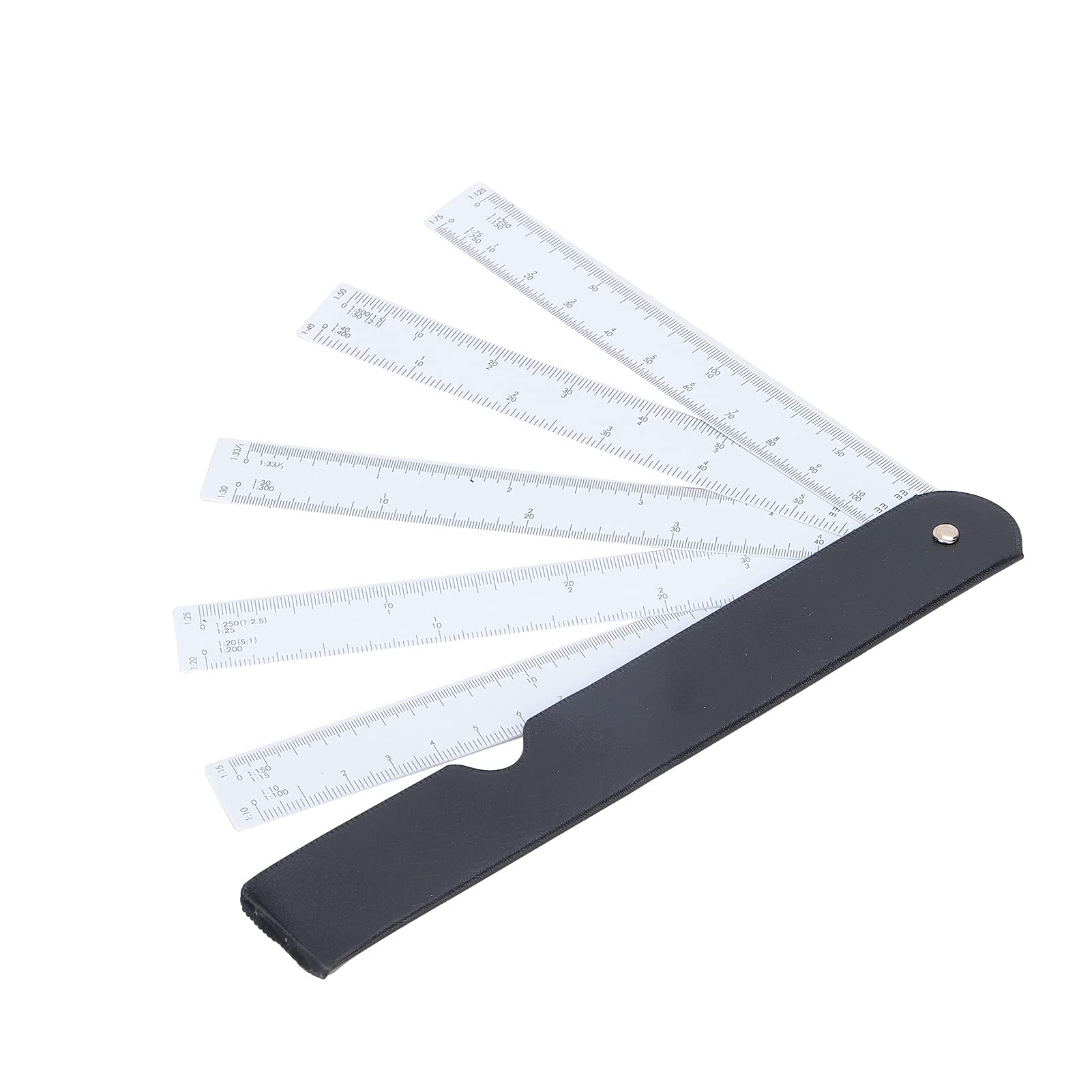 Règle graduée pliable en forme d'éventail, outils de mesure multi ...