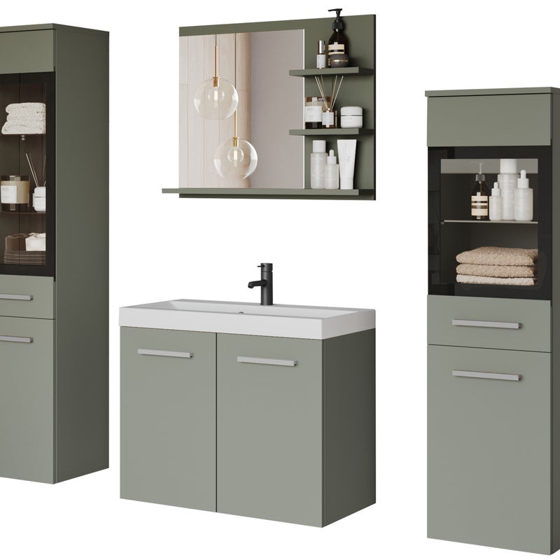 Meble łazienkowe MARIT I, mglista zieleń