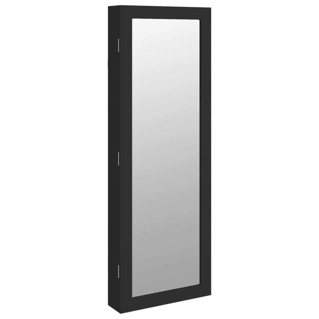 VidaXL Armoire à Bijoux Murale Avec Miroir 37,5x10x67 Cm - Rangement Verrouillable & Élégant