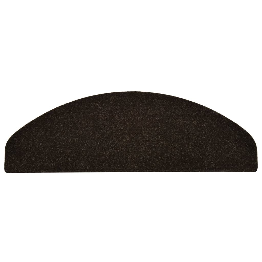 Peldaños de escalera autoadhesivos 15ud Marrón 65x21x4cm Punzonado - 6