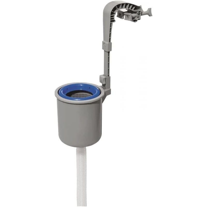 W zestawie basen z ramą lub akcesoria do szybkiego montażu, skimmer basenowy, odkurzacz do szarych zanieczyszczeń basenowych