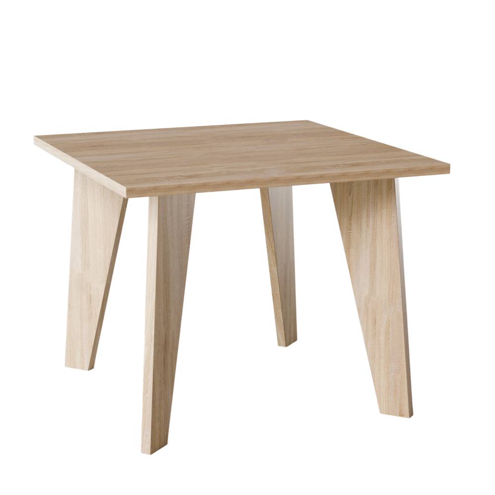 KOLM Stół OLEN 90 x 90 cm do kuchni, salonu, jadalni Dąb Sonoma