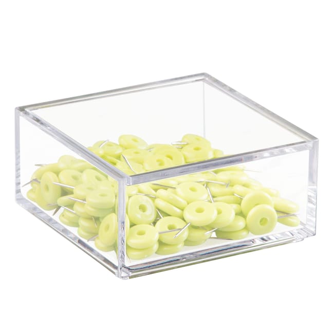 Relaxdays Contenitore Cosmetici, Porta Trucchi Con 2 Cassetti, Make Up Organizer, Rossetti, Acrilico, Trasparente | Leroy Merlin