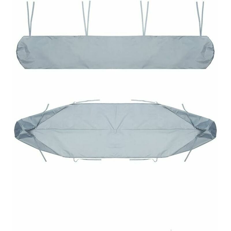 1 szt. 3,5 m Szara torba ochronna do przechowywania markizy zwijanej ręcznie Wodoodporna pyłoszczelna osłona ochronna do markizy