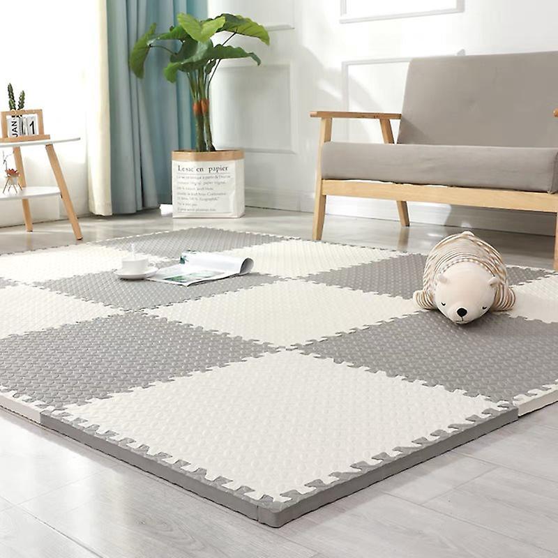 Mata piankowa do zabawy – miękka mata EVA Puzzle dla dzieci, składana mata do zabawy dla dzieci, mata piankowa, 16 elementów