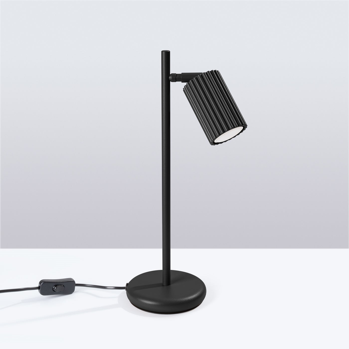Lampa biurkowa GLOOW czarna LED 4000K - 14.5x19.5x43cm Sollux