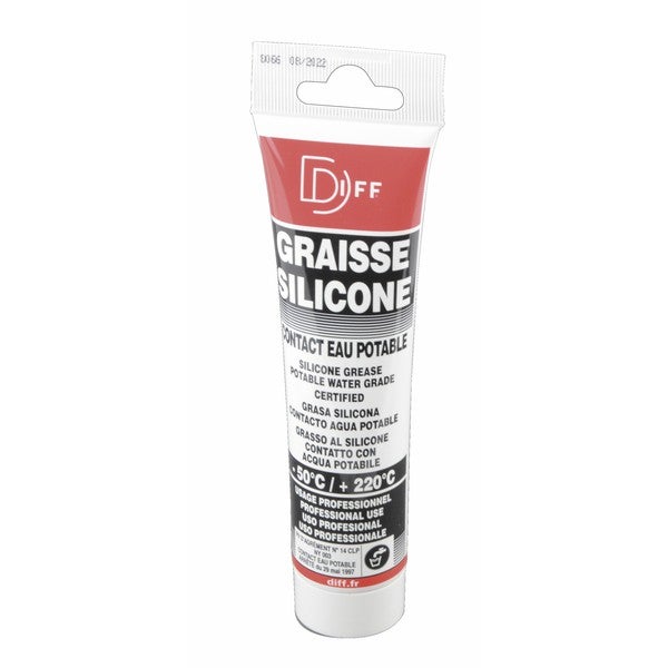 Graisse silicone contact eau potable tube 100ml - DIFF