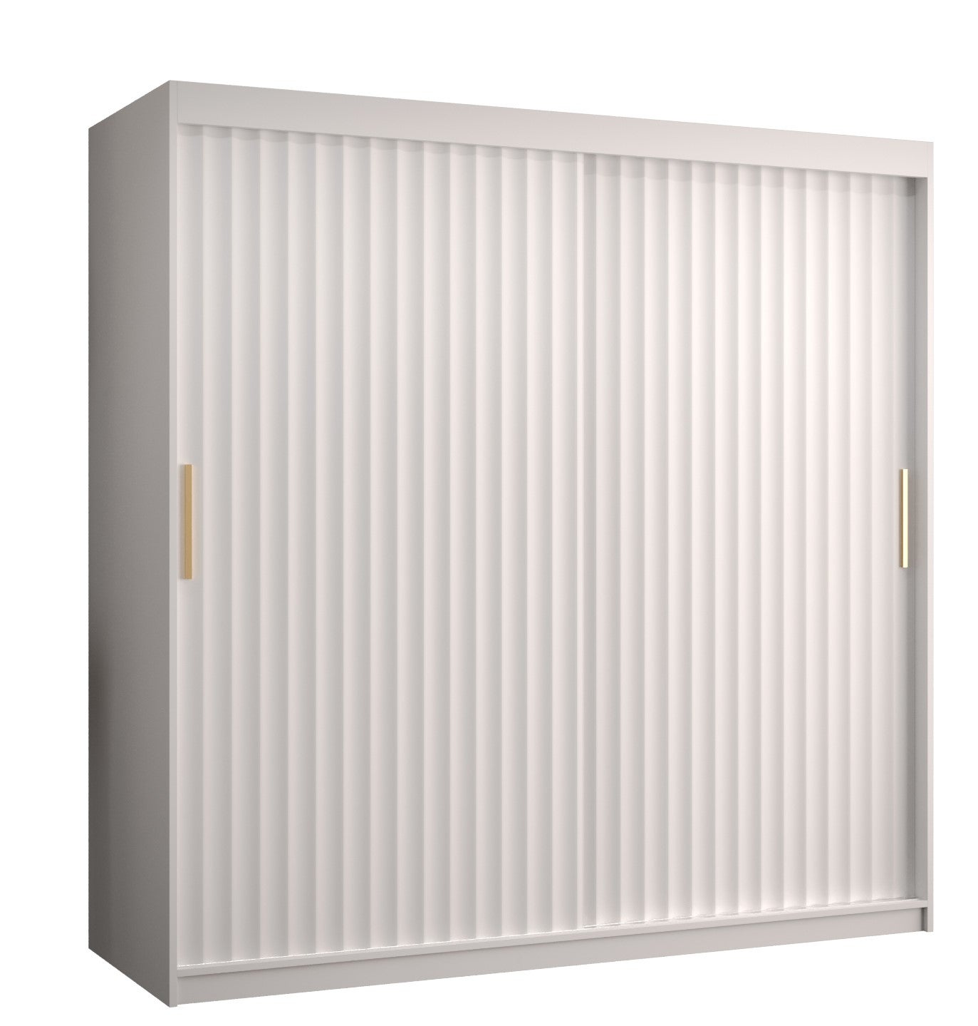 Szafa przesuwna garderoba RIFLO WAVE 1 180 x 62 x 200 cm Biały - Abiks Meble