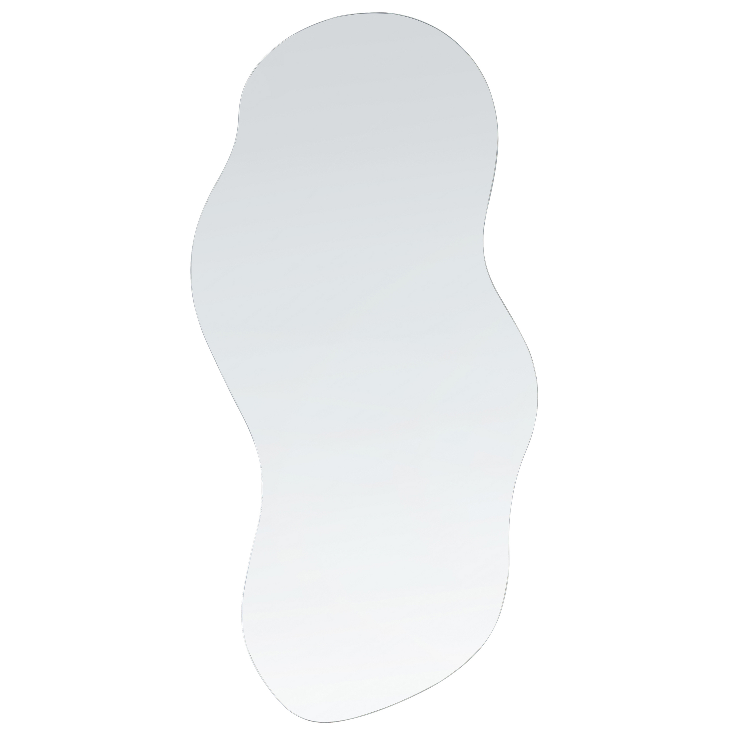 Oglindă de perete AUXERRE 40 cm 80 cm Argintiu