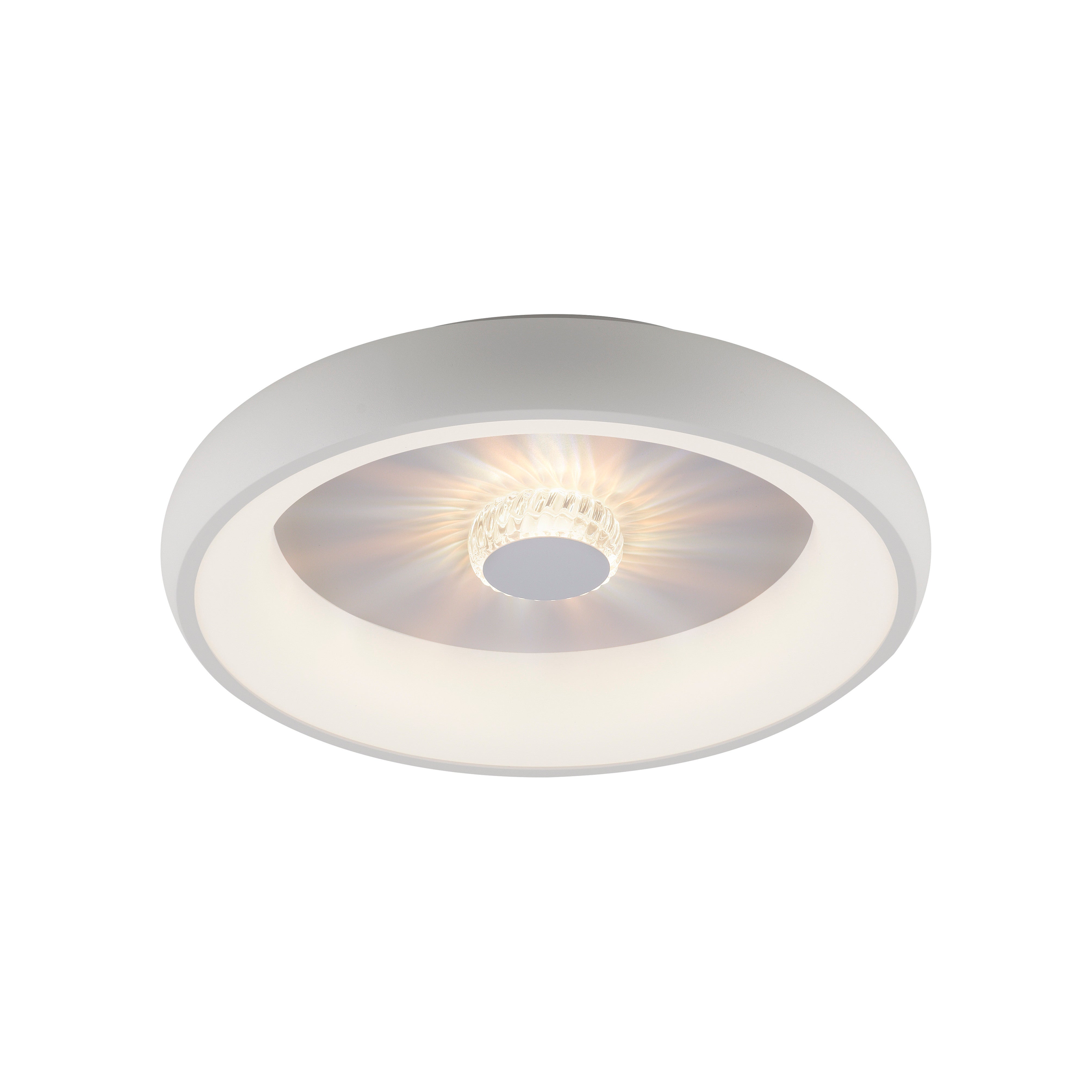 Spring Vertigo, lampa sufitowa półwpuszczana z wbudowaną diodą LED, biała, 1 x 29 W, ściemnialna w zakresie 2700–5000 K