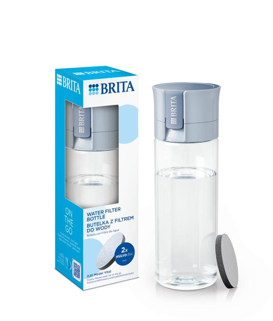 Garrafa filtrante Brita Vital azul com 2 discos - 7