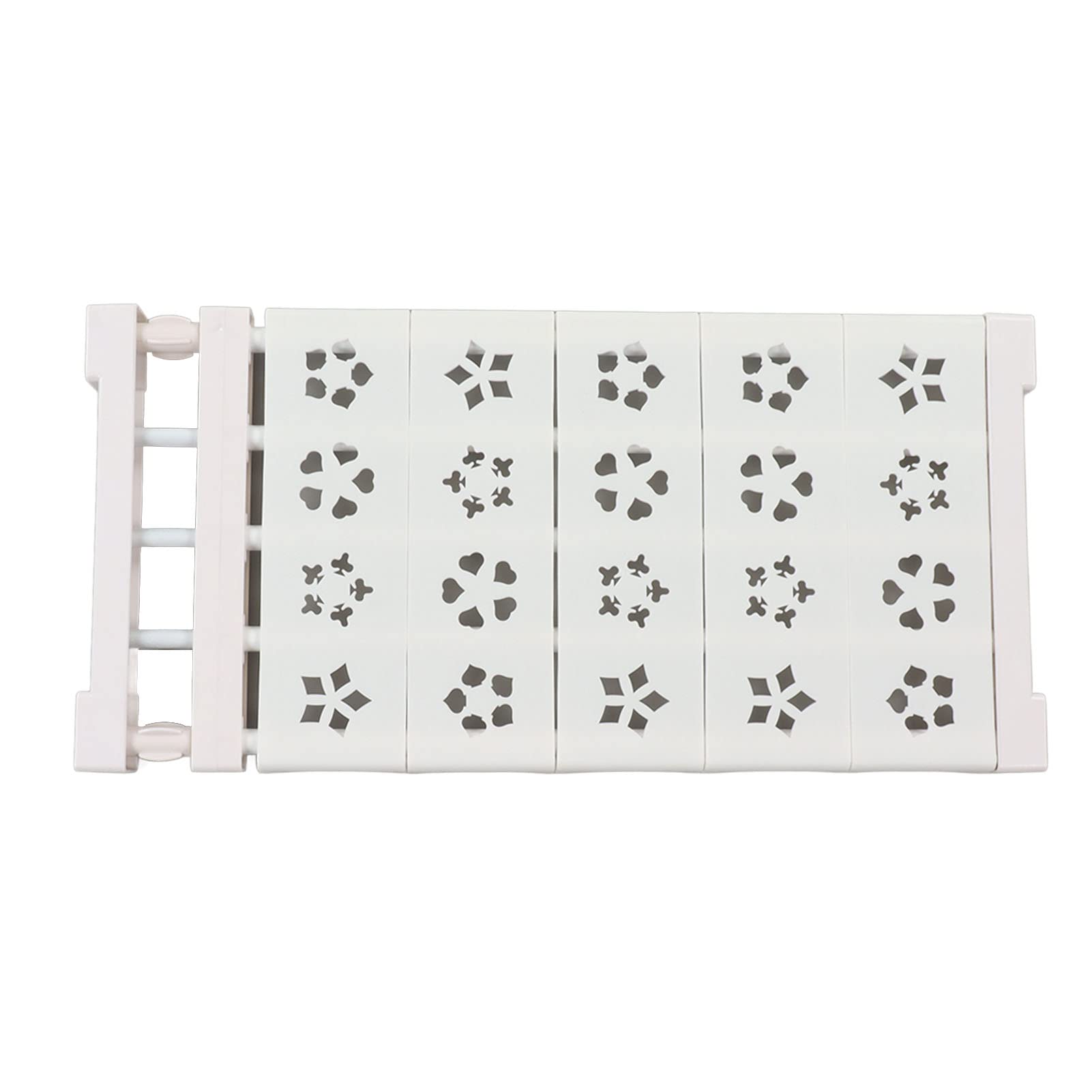 15 Séparateurs D'Étagère Placard Blanc + Autocollants - Organisateur Vêtements Par Taille Et Couleur