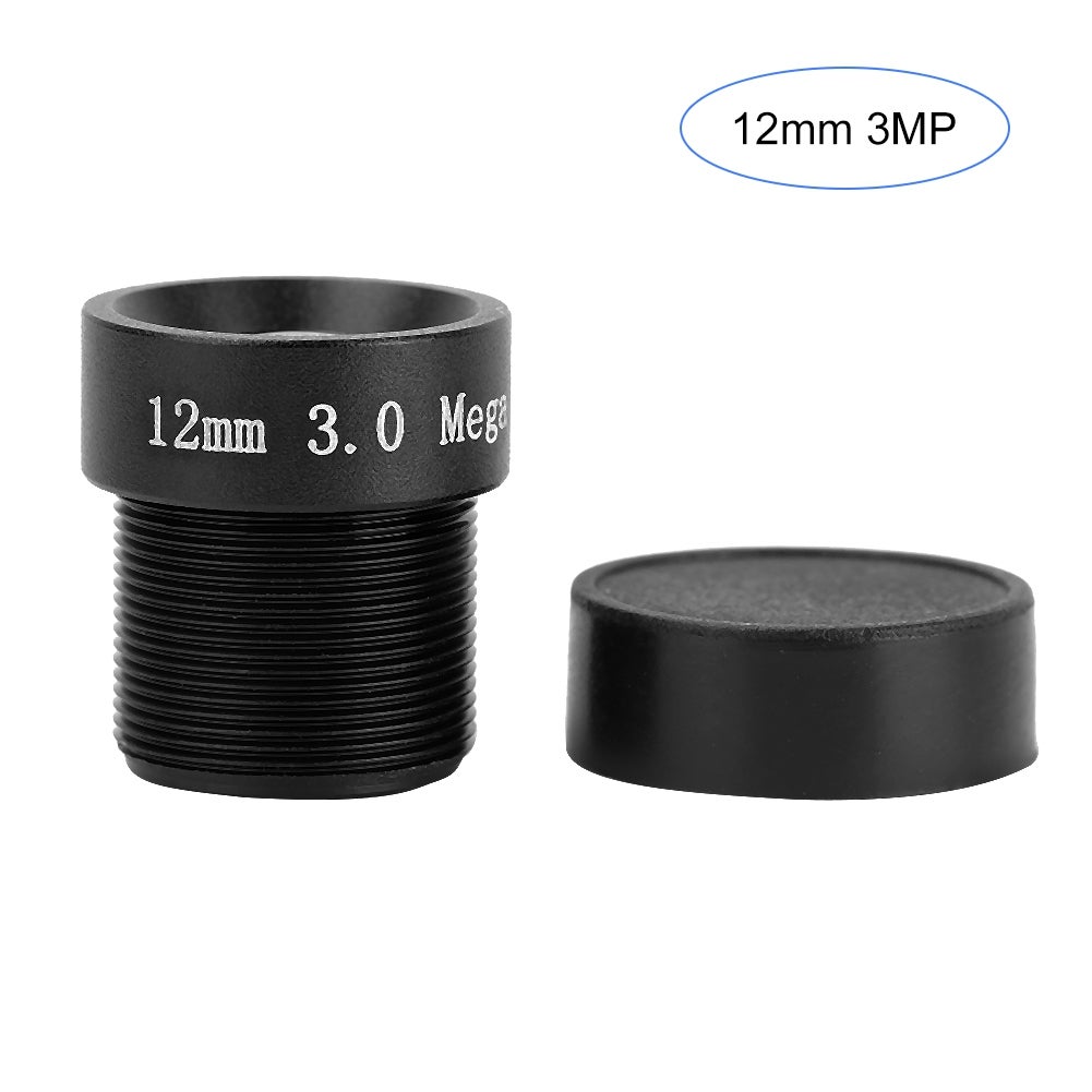 Lentille De Rechange 12 Mm 3MP Pour Caméra CCTV – Haute Définition, Fixe Et Claire Pour Surveillance