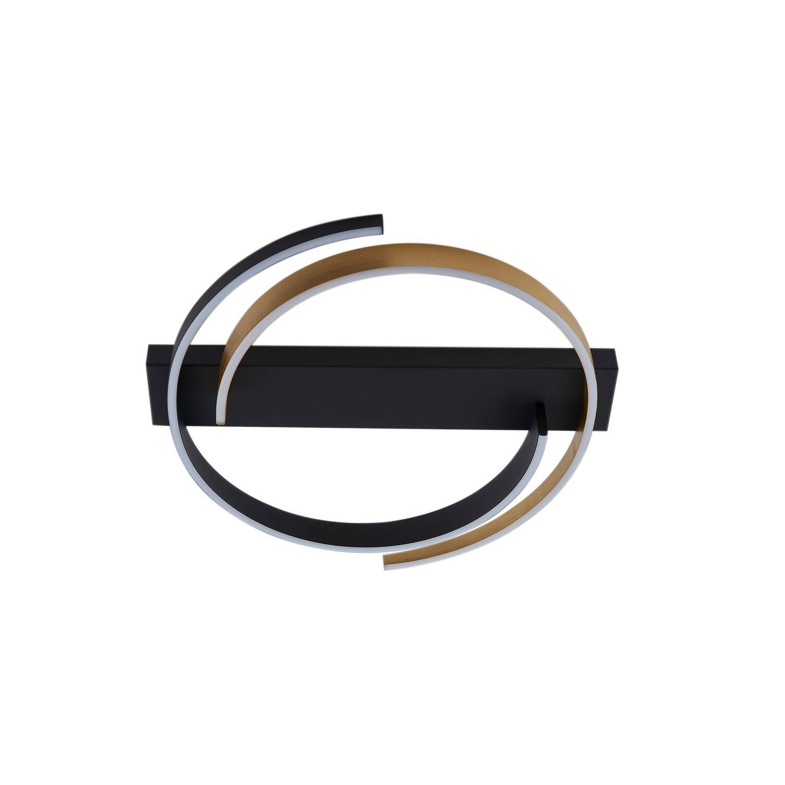 Plafoniera LED Dimmerabile Lucande – Metallo Marrone, 56 Cm, 35 W Inclusa, Perfetta Per Soggiorno E Sala Da Pranzo