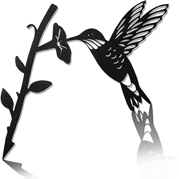 Koliber ze stali - Rustykalna dekoracja ogrodowa - Metalowe ptaki - Dekoracja ogrodowa (1)