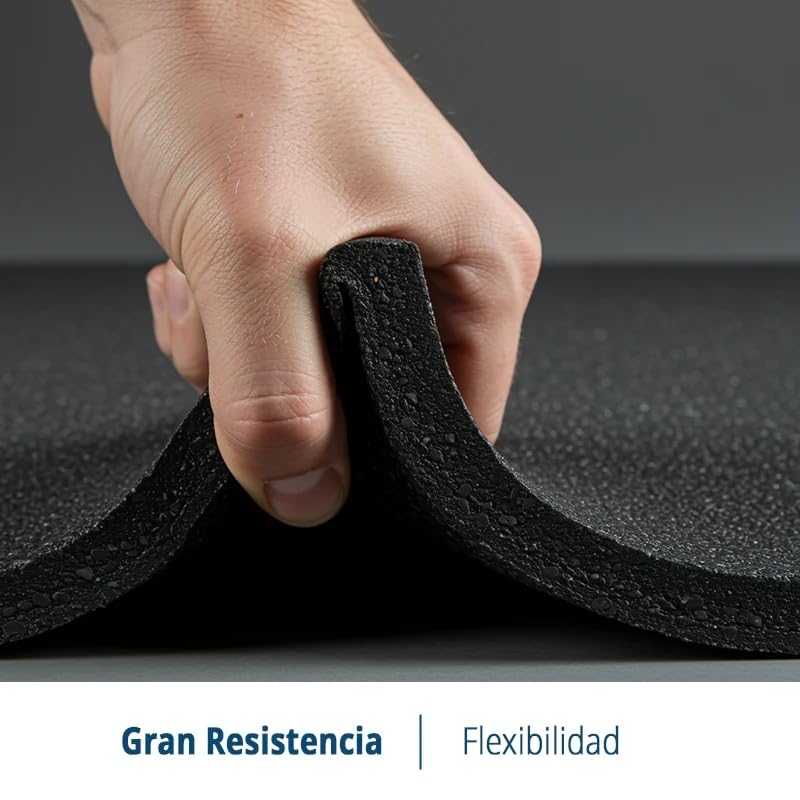 Arquiservi - Placa de borracha preta 50x50x15mm (1 unidade) Piso antiderrapante, alta densidade, para uso interno e externo - 4