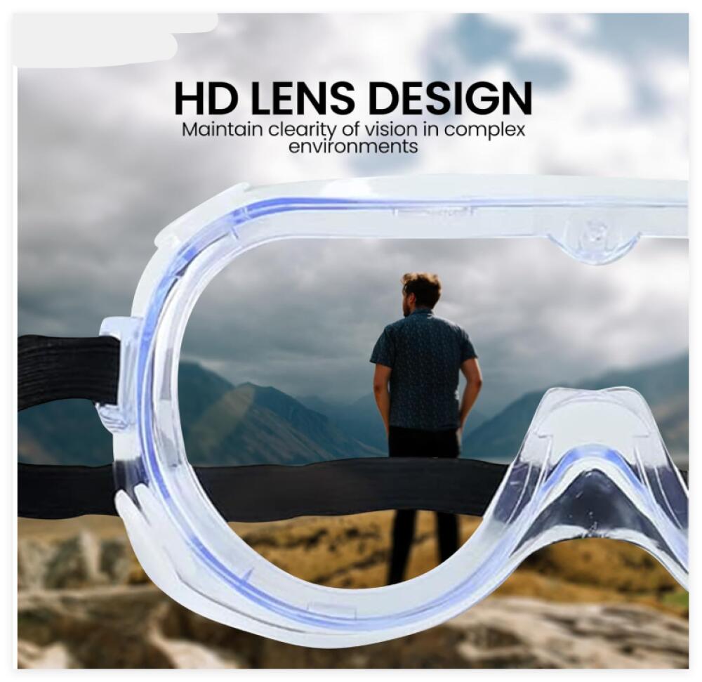 Lunettes de sécurité – Lunettes de protection anti-buée transparentes pour le travail, le laboratoire et le bricolage – Protection des yeux résistante - 5