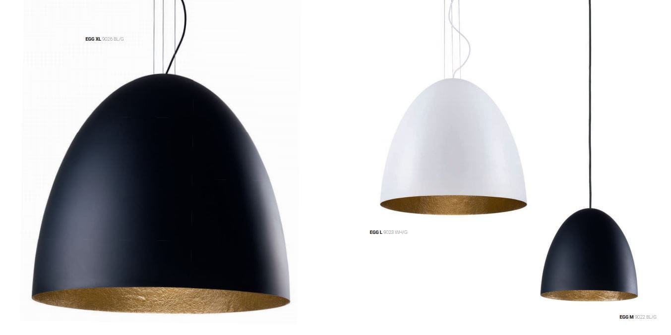 Lampa wisząca Egg biało-złota 5xE27x40W wym: 300 x 55 x 55 cm metal Nowodvorski Lighting