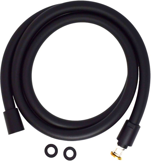 PVC flexible 150 cm en color negro mate Pollini Acqua Design FLP155601NO - Negro mate - 150 cm