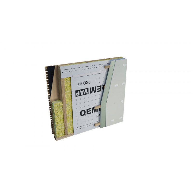 Ecran Pare Vapeur actif à deux couches QEMVAP PRO H+ Long 50m (75m²) - 2