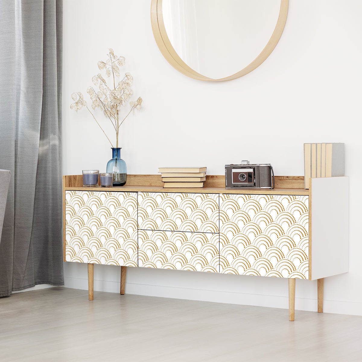 Adesivo scandinavo per mobili herman - Sticker adesivo - adesivi murali - 40x60cm - 3