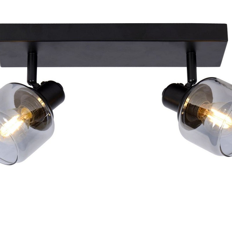 Spot BJORN czarno-szara 2 x E14 x 40W wym:15x30x15cm Lucide