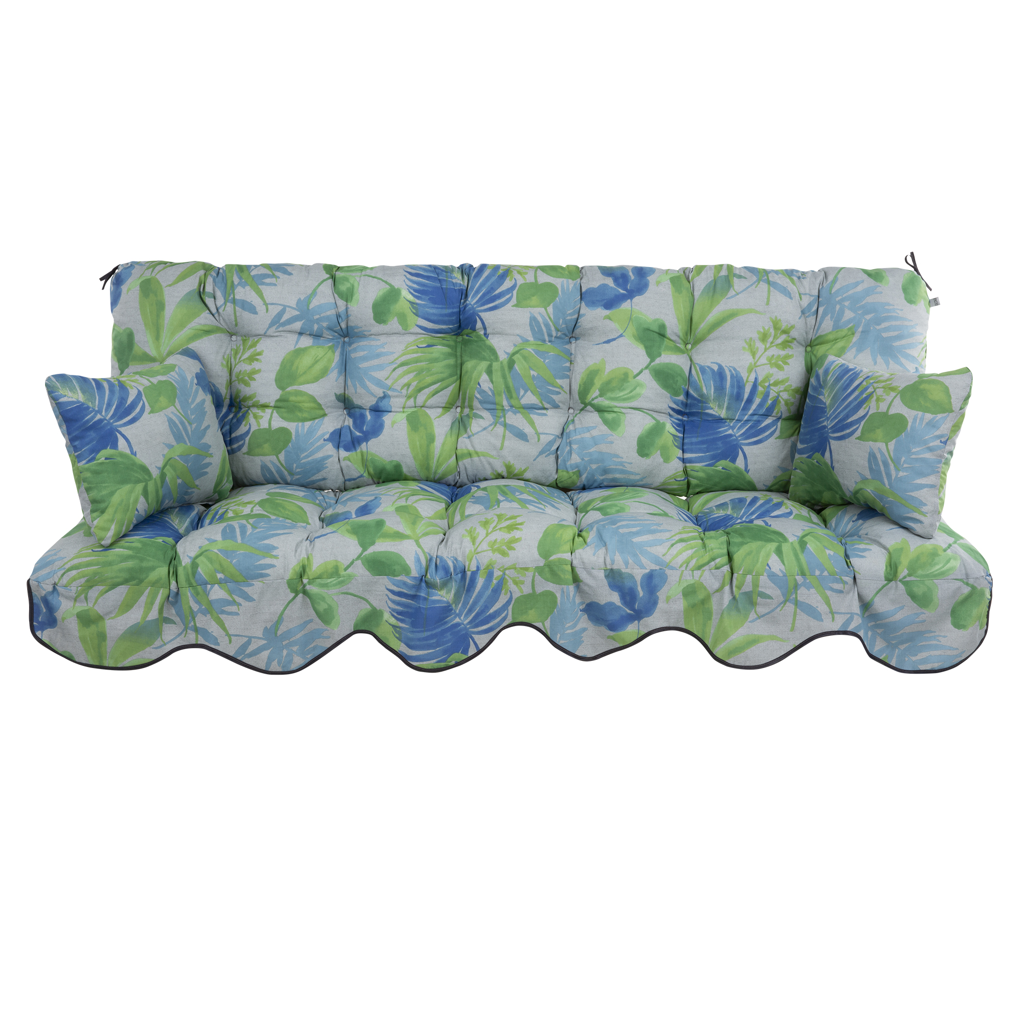Poduszki na huśtawkę 180 cm Minorca wzór w liście Patio