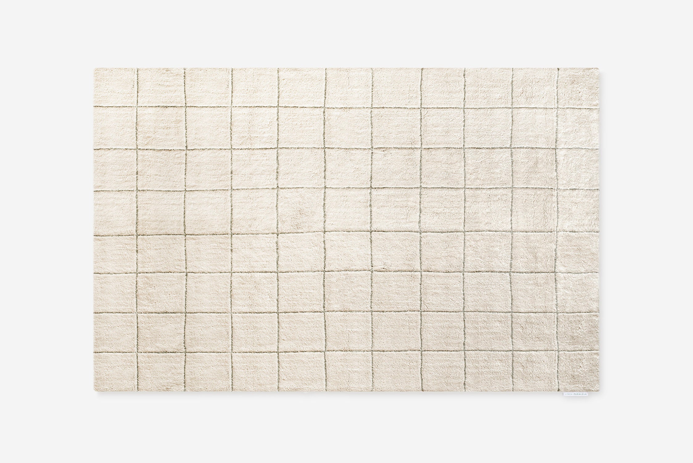 Ręcznie tkany dywan bawełniany Noa Naturalny i Zielony 160x220 cm – Nowoczesny i minimalistyczny design