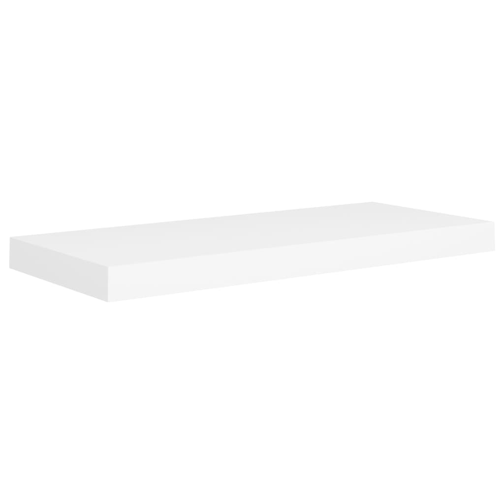 étagères murales flottantes 2 pcs blanc 60x23,5x3,8 cm MDF - 3