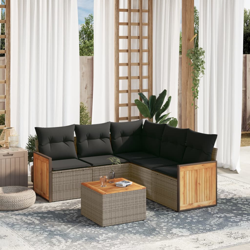 Rattan Sintetico Divani Da Esterno Artelia VidaXL Set Divano Da