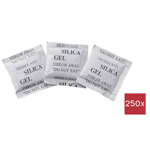 Sachet absorbeur dhumidité 1 g (L x l x H) 40 x 30 x 3 mm transparent Gel de silice 250 pc(s) - 2