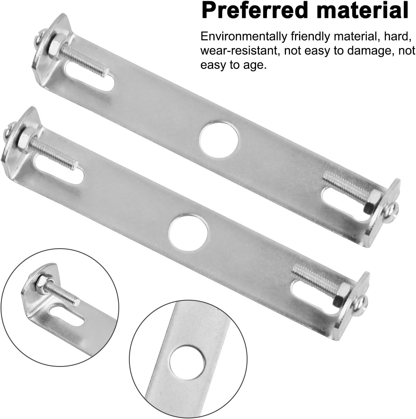 4 Pièces Support de Fixation Plafonnier 90mm/105mm Luminaires Support de Plaque de Plafond Plaques de Lampe de Plafond pour Plafonnier de Bureau - 3