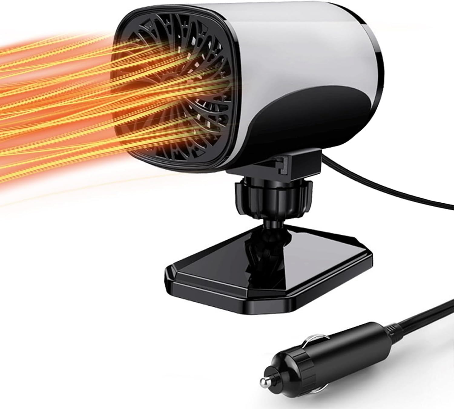 Chauffage Voiture 12V 150W – Chauffage Portable Rapide Et Dégivrant Pour Pare-Brise En Hiver