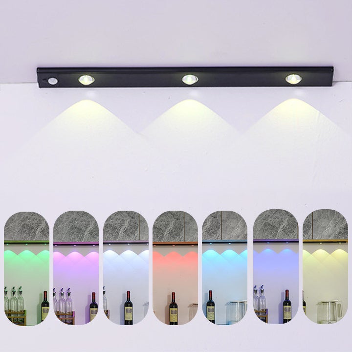 Lot De 2 Appliques Murales à Piles De 14,5 Pouces, Rechargeables, Noires, Avec Ampoules 5200 MAh à Intensité Variable Et Télécommande, Appliques Sans Fil 9 Couleurs Pour Chambre, Salon, Couloir